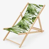 Liegestuhl Klappbar Holz Gartenliege Relaxliege Strandstuhl Sonnenliege Terrasse