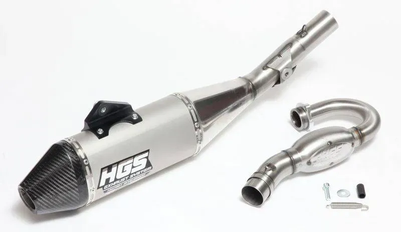 HGS Auspuffanlage Komplettanlage für Honda CRF250R ab 2025  Carbon Grey