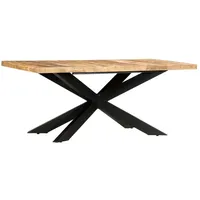 VidaXL Esstisch 180 x 90 x 76 cm Raues