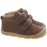Koel Mid Top Barfußschuhe *Kari Extra Wide Klett aus Hydro Leder Farbwahl 15W002.121 (Chocolate, EU