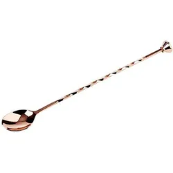 Servierlöffel BUDDY'S, rosa (kupfer), B:3cm H:2cm, Edelstahl, Kochlöffel, Barlöffel, Länge 28 cm, Edelstahl, mit Kegel-Stößel am Kopfende