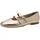 TAMARIS Ballerina Damen, gold, Größe 37 EU