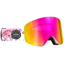 Siroko Gx Snow Unicorns Skibrille - Multicolor - Pink Mirror/CAT3