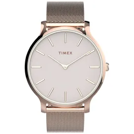 Timex TranscendTM (38 Mm) Hellrosa Zifferblatt / Roségoldfarbenes TW2T73900 Uhr