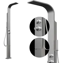 Eclipse HONOLULU silber Gartendusche