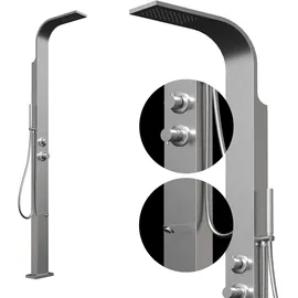 Eclipse HONOLULU silber Gartendusche