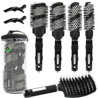 luxuskollektion Haar-Rundbürste Set Föhnen Glattes Haarstyling Keramik Ion