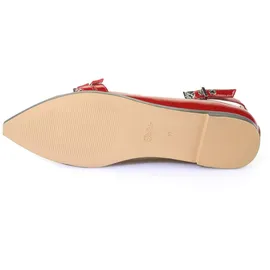 Buffalo Ballerinas in rot lack), | Gr. 38,