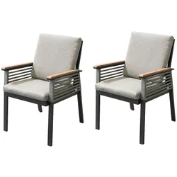 Stuhl DENIA 2er Set: Stilvoller Komfort für Ihren Outdoor-Bereich