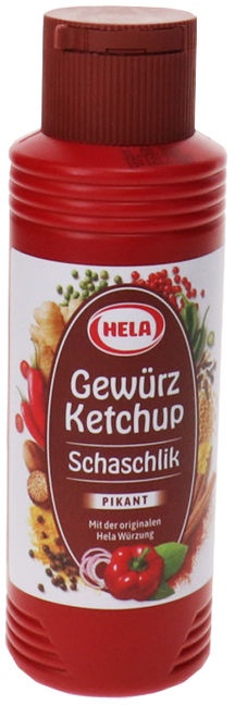 Hela Gewürz Ketchup Schaschlik pikant (300ml)