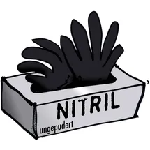leipold doehle 14680 100 St. Nitril Einweghandschuh Größe (Handschuhe): 8, M