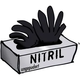 leipold doehle 14680 100 St. Nitril Einweghandschuh Größe (Handschuhe): 8, M