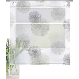 Home fashion Raffrollo Rawlins 60 x 130 cm Stein/grau