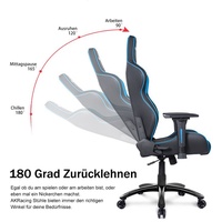 AKRacing Core LX Plus Gaming Chair schwarz/blau