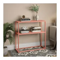 Skølm Skadi Metallregal terrakotta für Wohnzimmer - Flurtisch schmal
