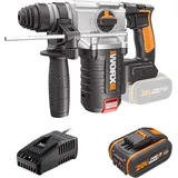 WORX WX380.1 Akku-Bohrhammer 4in1  Stemmhammer Bohrschrauber 20V Hammerbohren