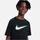 Nike Dri-FIT Multi+ Graphic kurzarm Trainingsshirt Jungen 010 black/white S 128-137 cm