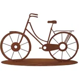 Generisch Deko Figur Edelrost Rost Metall Gartendeko Fahrrad Bike Drahtesel Velo Bicycle