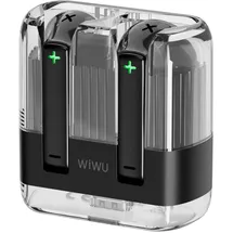 WIWU Bluetooth Ohrhörer T21 TWS - In-Ear-Kopfhörer Transparent Stylisch Schwarz