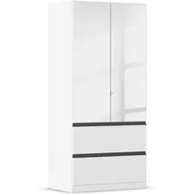 Rauch Kleiderschrank Costa 91 x 197 cm Holzwerkstoff weiß
