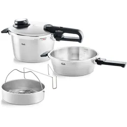 FISSLER Schnellkochtopf Duo-Set VITAVIT PREMIUM 4,5 Liter + 2,5 Liter