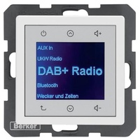 Berker Radio Touch UP DAB+ Q.x polarweiß samt