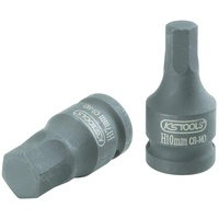 KS Tools 1/2" Kraft-Bit-Stecknuss Innensechskant, kurz, 8 mm