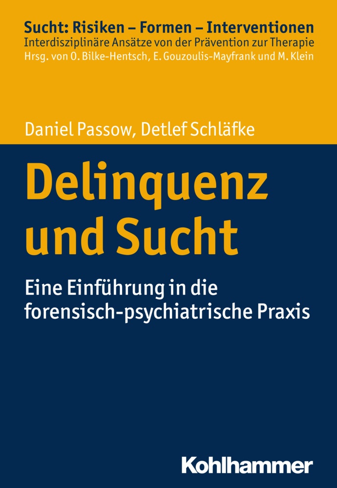 Sucht: Risiken - Formen - Interventionen / Delinquenz Und Sucht - Daniel Passow  Detlef Schläfke  Kartoniert (TB)