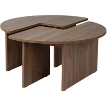 HANAH Home Moira Braun Walnuss 90 x 41 x 41 cm