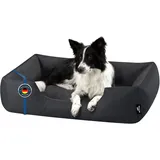 BedDog Hundebett Zara 100 x 85 cm grau