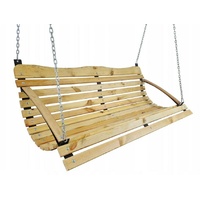 Hollywoodschaukel Hängeschaukel Gartenmöbel Schaukelbank aus Holz ideal für jedes Schaukellgestell (120 x 50 cm)