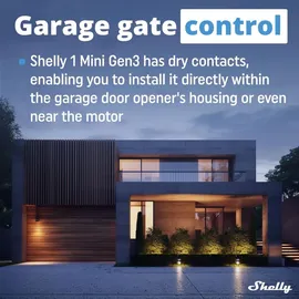 Shelly 1 Mini Gen3, 1-Kanal, Unterputz, Schaltaktor (Shelly_Plus_1_Mini_G3)