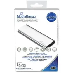 MEDIARANGE Festplatte extern 480GB silber MR1102