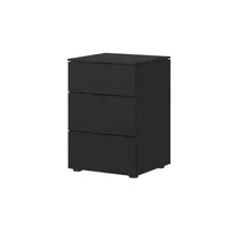 Sconto Nachtschrank Dreamer 45 x 43 x 65 cm Schwarz