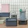 sunware perfectly organised Aufbewahrungsbox 35 x 24,6 x 24,3 cm 1-tlg. hellgrau