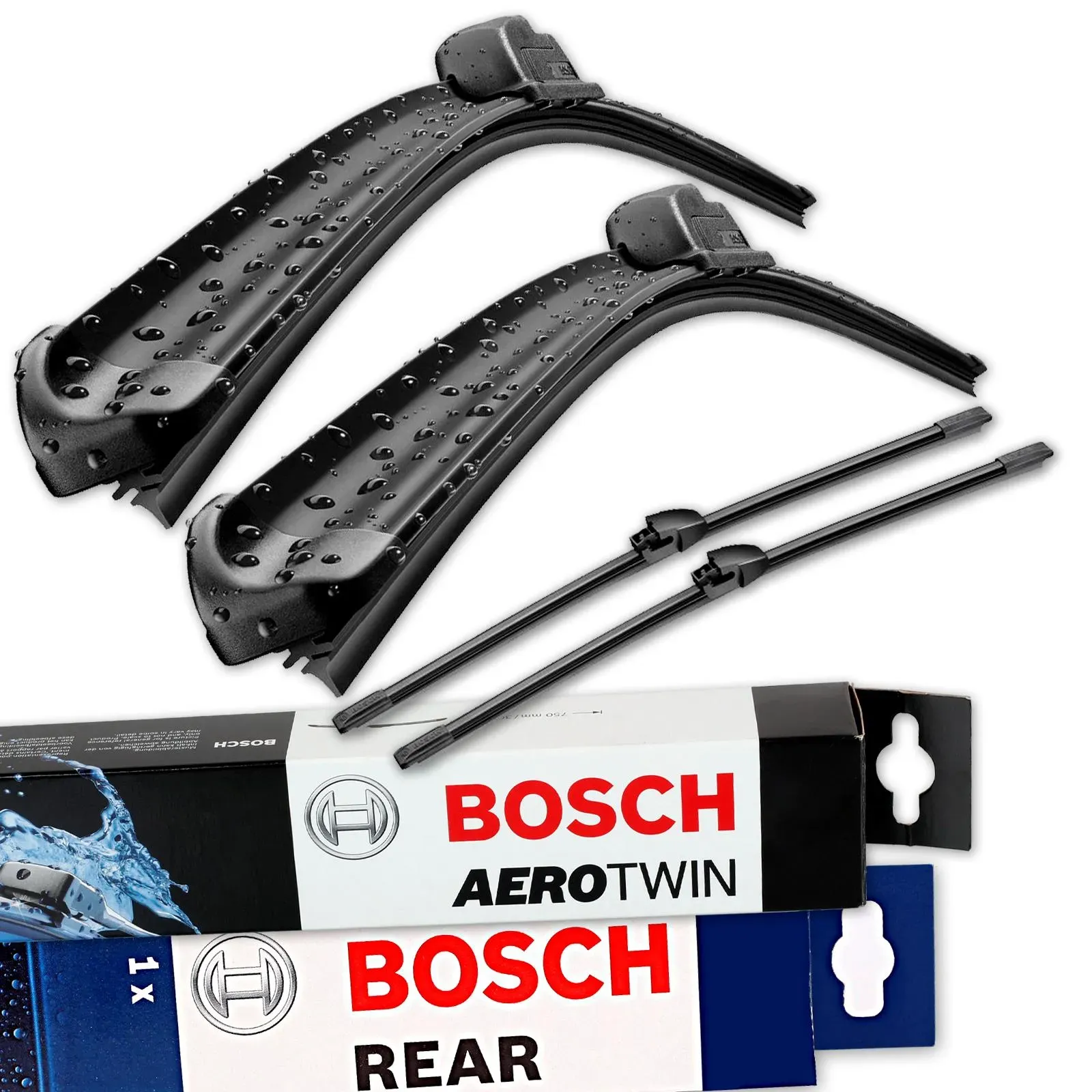 Bosch Aerotwin Scheibenwischer Vorne + Hinten Für Vw T5 T6 Multivan Transporter: Wischblatt Vw: 7e0955425a Bosch: 3397008048 Bosch: 3397016130 Dencker