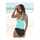 LASCANA Badeanzug Damen Schwarz/Mint 40 Cup D