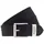 Mustang Herrengürtel Leder schwarz 80 cm