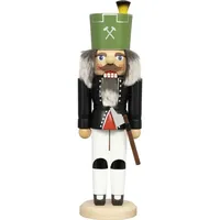 Saico Original Erzgebirge-Palast Nussknacker Bergmann grün (29cm) Nussknacker von