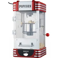 Sogo Human Technology PAL-SS-11350 Popcorn-Maker Silber-Rot