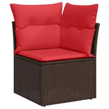 vidaXL Gartenlounge-Set 9-tlg. braun