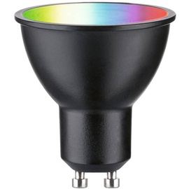 PAULMANN 29148 Smart Home Zigbee LED GU10 350lm 4,8W RGBW+ Schwarz matt