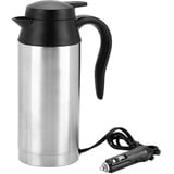 Duokon 24-V-Elektroauto-Wasserkocher mit Edelstahl, 750 Ml Tragbarer Reise-Tee-Kaffeebecher mit Automatischer Abschaltung, für Camping, Reisen