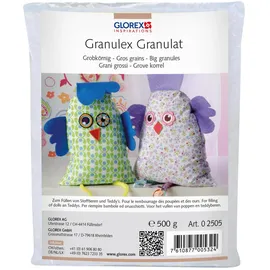 Glorex  Glorex 0 2505 - Granulex grob, 500 g, grobkörniger Füllstoff, zum Füllen von Puppen und Teddys, waschbar