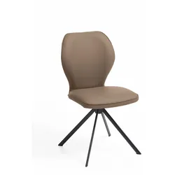 Niehoff Sitzmöbel Colorado Trend-Line Design-Stuhl Eisengestell - Leder - Schwarz