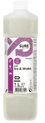 SURE Eis- und Milchshakereiniger, Konzentrat 100913010 , 1 Karton = 6 Flaschen à 1 Liter