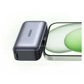 UGREEN 5000mAh Power Bank with Built-in USB-C Connector - Grau