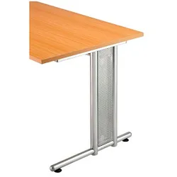 HAMMERBACHER Seitenblenden silber 12,5 x 61,5 cm