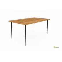byoak Esstisch Wildeiche, Holz, Echtholz,Wildeiche, 80x78x140 cm, Esszimmer, Tische, Esstische