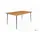 byoak Esstisch Wildeiche, Holz, Echtholz,Wildeiche, 80x78x140 cm, Esszimmer, Tische, Esstische